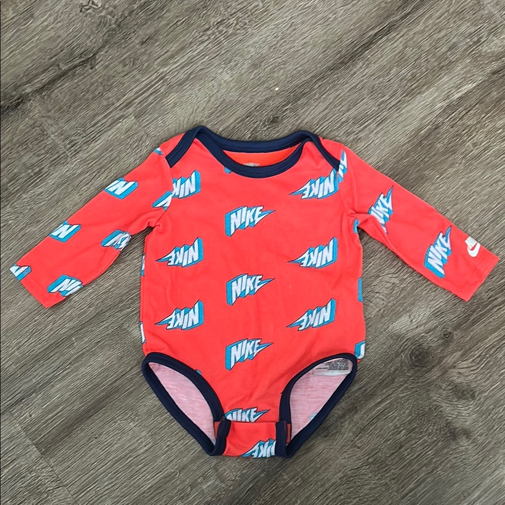 Nike Red and Blue Bodysuit with Comic Book Design